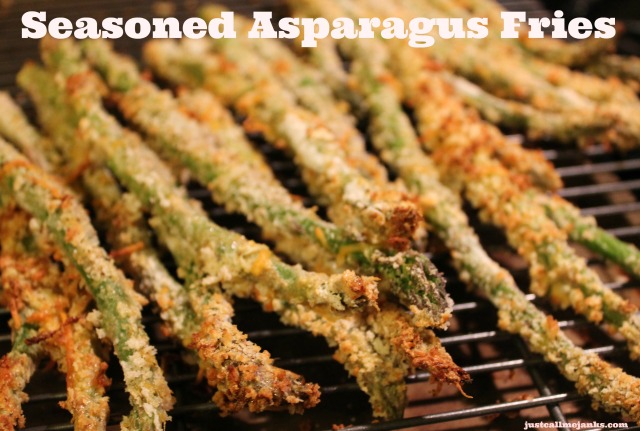 seasoned asparagus fries